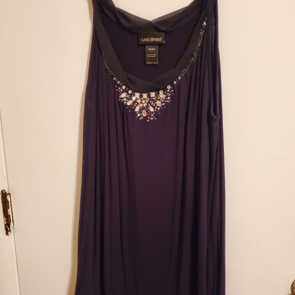 Dressy tank,  with beading